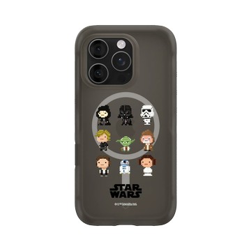 iPhone 16 Pro AirX 本質黑 - 迪士尼-星際大戰 Star Wars - 星際大戰 – Q版角色混合