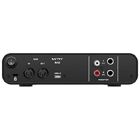 Motu M2 2x2 USB-C Audio Interface with XLR-XLR Cable Bundle