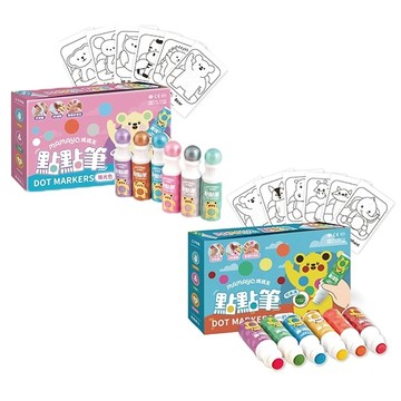mamayo 無毒點點筆｜附塗鴉紙｜60ml｜兩款可選【佳兒園婦幼生活館】
