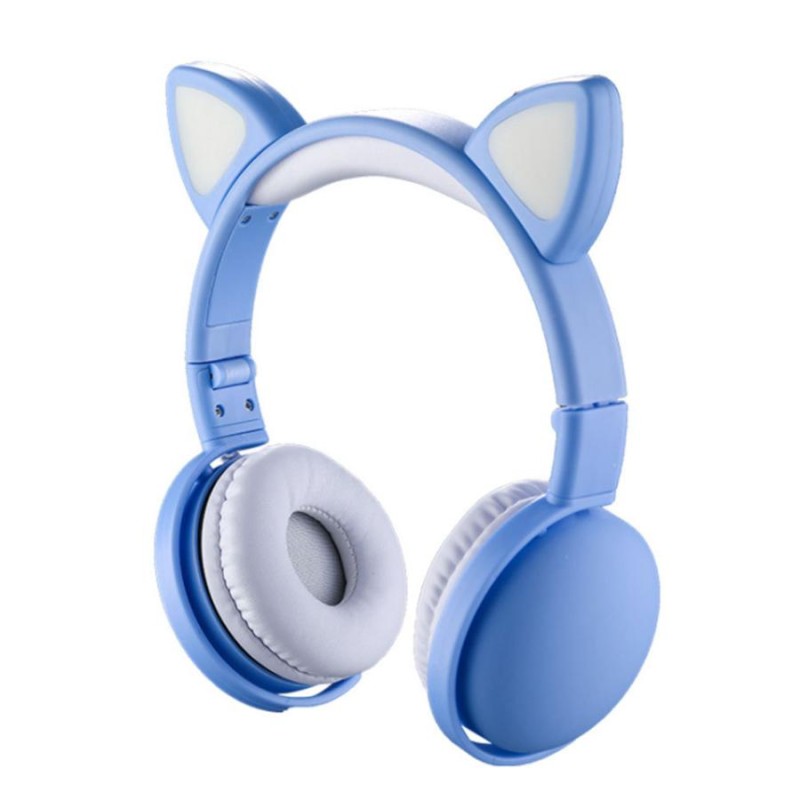 猫耳ヘッドホン 子供用 ヘッドホン Bluetooth5.0 LED付き ワイヤレス マイク内蔵 折り畳み式 音量制御聴力保護 コンパクト 柔軟  かわいい | LINEブランドカタログ