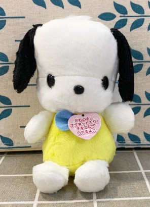 【震撼精品百貨】Pochacco 帕帢狗~三麗鷗造型玩偶絨毛-亮黃*94131