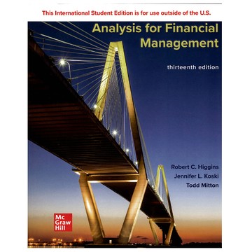 華泰-建宏 Analysis for Financial Management 13/e Higgins 9781265042639 <建宏書局>