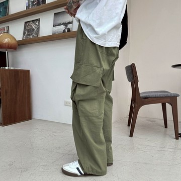 『GOAT』長褲 工裝褲 寬褲 機能 Y2K 百搭 舒適 工作褲 春夏 壓紋 寬版 落地褲 舒適 情侶 防水 防風