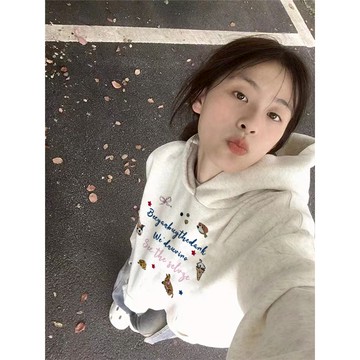 太好看了一定要入！帽T 衛衣 長袖上衣 長袖帽t 韓國帽t 帽踢韓國 重磅帽t 寬鬆帽t 冬天帽t 帽t 大學t 刷毛