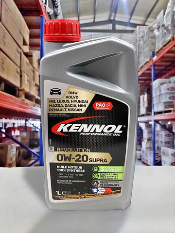 『油工廠』KENNOL REVOLUTION 0W20 SUPRA 全合成 汽車 機油 新式引擎 節能 LL17 SP