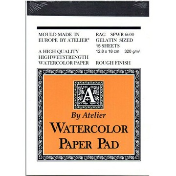 ATELIER WATERCOLOR PAPER 粗目水彩本膠裝15入/SPWR*6600*2本入【APP滿額下單10%點數(單一帳號最高5000點)】1/31止