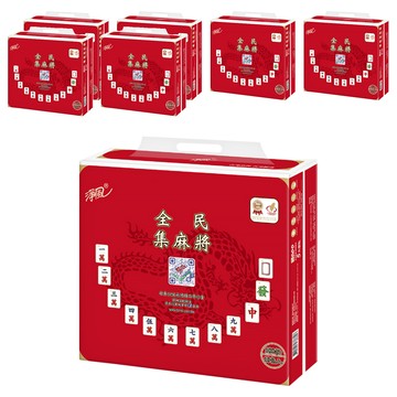 淨風 麻將版抽取式衛生紙 100抽/箱  10包  7袋