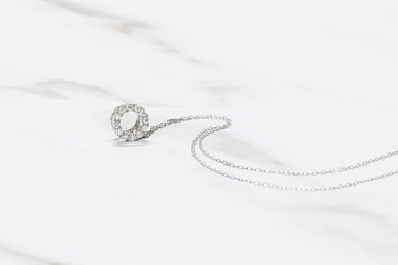 Tiny Circle 微小的圓 鑽墜 18K 【MIDORI x SIMPLE】