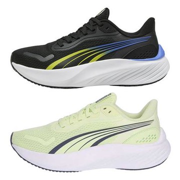 Puma 慢跑鞋 大童鞋 女鞋 POUNCE LITE JR 黑綠藍/綠灰 40151211/40151212