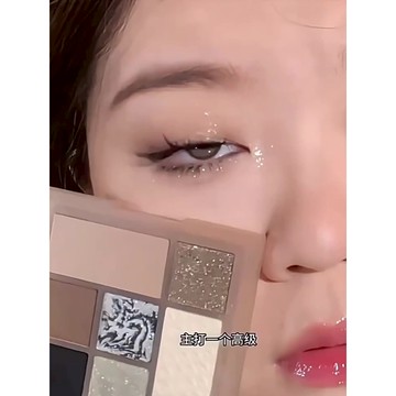 MGL 幻蝶之跡七色眼影盤 亮片 珠光 霧面 腮紅 修容 一體綜合盤 爆閃大地色煙燻彩妝