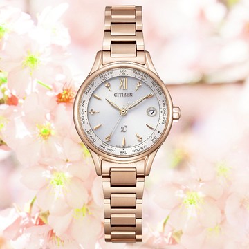 CITIZEN 星辰 xC Hebe田馥甄廣告款 台灣限定 光動能 鈦 電波女錶 EC1192-58A