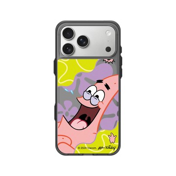 iPhone 17 Pro Max Clear (相機按鈕) 酷墨灰 - 海綿寶寶 SpongeBob - 派大星哈哈哈