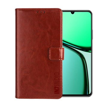 IN7 瘋馬紋 realme C61 (6.74吋) 錢包式 磁扣側掀PU皮套 吊飾孔 手機皮套保護殼