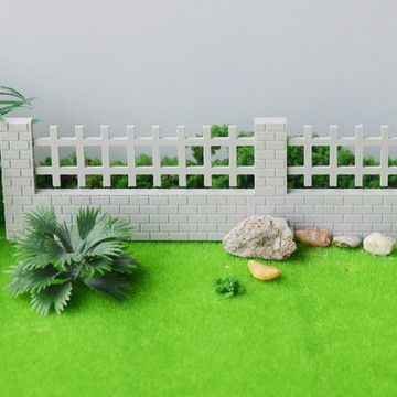 L-one 模型材料 房屋建築材料 迷你 花園圍牆 沙盤建築模型 DIY手工材料 庭院圍牆 圍牆造景 微縮模型