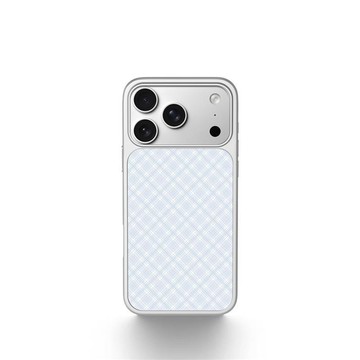 ✨iPhone手機殼✨藍白格紋適用iPhone17promax手機殼 蘋果16pro新款韓系15簡約14好