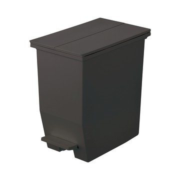 【RISU】H&H踩踏對開分類垃圾桶 20L-深灰色