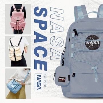 買包包送品牌潮流帽【NASA SPACE】美國獨家授權 太空旅人大容量旅行雙肩後背包 / 側背托特包 (多款任選)