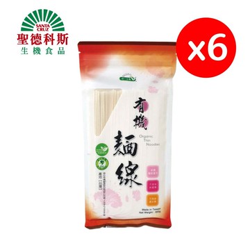 【聖德科斯鮮選】有機麵線_統一生機 (300g/包*六包組)