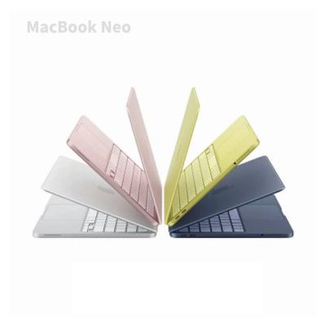 Apple 蘋果MacBook Neo 13 A18 Pro 晶片配備 6 核心 CPU、5 核心 GPU、16 核心神經網路引擎 8GB 記憶體 256GB SSD