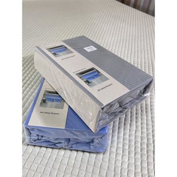 外貿超冷感床笠條紋涼感床墊全包席夢思保護套冰絲床罩日式夏涼席