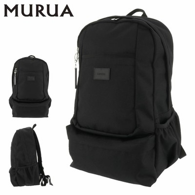 新品 MURUA ムルーア リュックサック ブラック