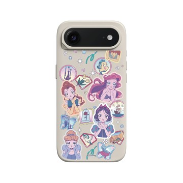 iPhone Air SolidX 貝殼灰 - 迪士尼-公主系列 Disney Princess - 漫畫貼紙風格
