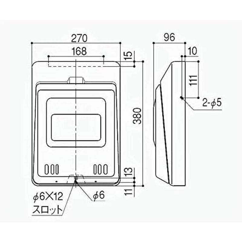 シブタニ 郵便受箱 ブラウン ドアポスト 縦380x横270x高さ96 DP-68N