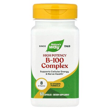 Nature's Way, B-100 復合物，60 粒膠囊