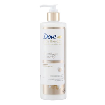Dove 多芬 Hair Therapy 受損髮護理洗髮精 綠木質地香 380ml  1瓶