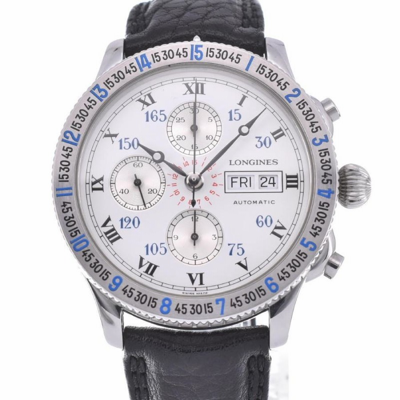 A2487 ロンジン LONGINES L2.602.4 LONGINES ロンジン リンドバーグアワーアングルクロノ Ref.L2