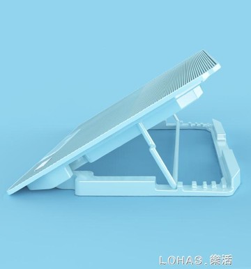 樂天精選 筆電散熱器14寸15.6寸游戲本戴爾手提電腦降溫底座板墊靜音