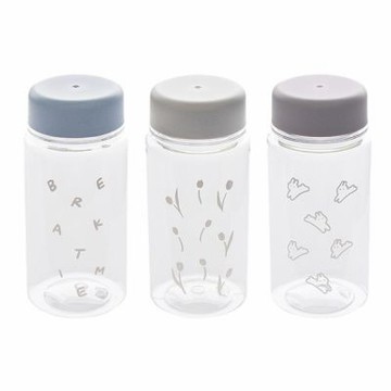 (兔子/鬱金香/字母)印花水瓶350ml(不含BPA)(1入)(款式隨機出貨)