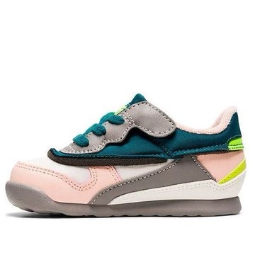(TD) Onitsuka Tiger Low Top Running Shoes Pink/Blue/Grey