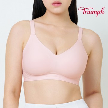 黛安芬-輕身自在 無鋼圈舒提內衣 M-EEL 柔霧粉｜E004311 CQ