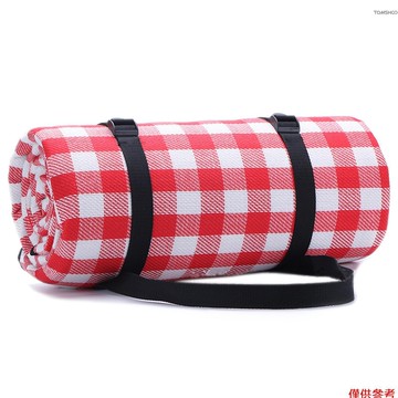 野餐毯防水野餐墊,帶背帶和