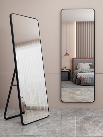 ins全身鏡女生家用落地鏡臥室壁掛墻穿衣鏡服裝店大試衣鏡子/全身鏡/試衣鏡/穿衣鏡/落地鏡/掛壁鏡/鏡子