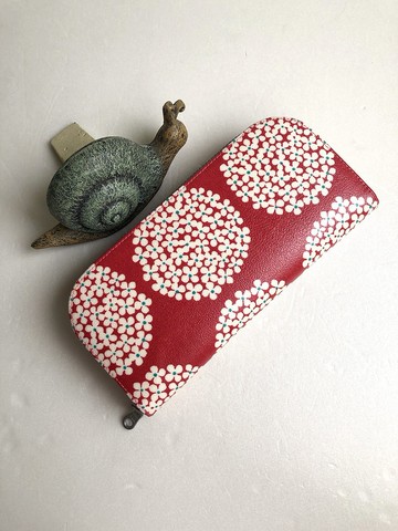 momo紫陽花防水布 -長夾/皮夾/零錢包/禮物