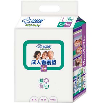 拭拭樂 成人看護墊  L號 60cmX75cm 10片