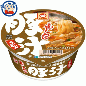 送料無料 カップ麺 東洋水産 マルちゃん あじわい豚汁うどん 109g×12個入×2ケース 発売日：2022年9月19日