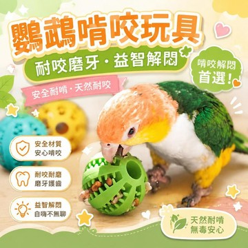 ⚡臺灣直出⚡優選⭐鸚鵡啃咬玩具覓食球牡丹虎皮專用解悶壓自嗨益智磨牙訓練用品