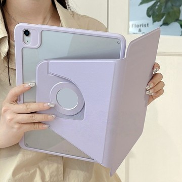 隔日達🛒亞克力防彎曲保護殼 智能休眠 旋轉保護殼iPad10 Air6 Air5 Air4 iPad10 Pro 11