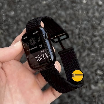 降落傘 尼龍彈力錶帶 金屬卡扣 適用 Apple Watch 11 10 9 8 7 SE 42mm 46mm 蘋果錶帶