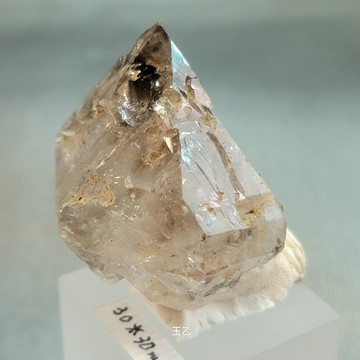 天然骸骨爆彩水晶古老窗口老灵魂油胆荧光亮皮權杖包裹体