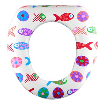 動手族 BABY 馬桶軟墊  270 x 290mm  款式隨機  1個