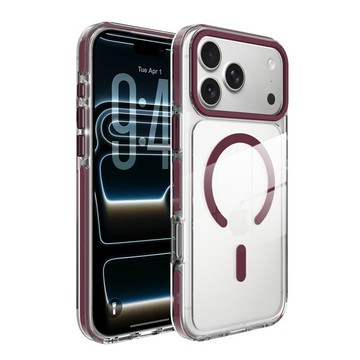 高透亞克力超硬手機殼 Magsafe磁吸 氣囊防摔保護殼 適用於iPhone18 17 16 Pro Max 加高保護