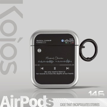 【Koios】復古音樂播放器磨砂耳機殼 Airpods 1 2 3 Pro2 Pro 保護殼 耳機殼 防摔 保護殼 復古