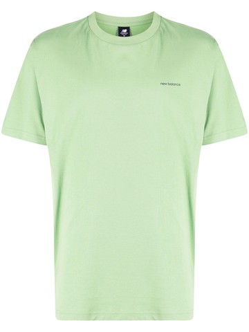 New Balance - Essentials Cafe cotton T-shirt - men - Cotton - XL - Green