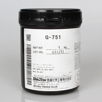 信越G-751高導熱率散熱硅脂CPU散熱器納米級硅脂導熱硅脂灰色1kg[領邦五金配件]