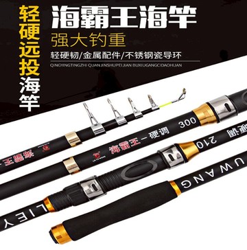~廣隆~海霸王-8件套餐組合賣場-釣竿+漁輪+魚線+浮標+魚鉤+鈴鐺+鉛墜+太空豆 海竿 拋竿 遠投竿 魚竿
