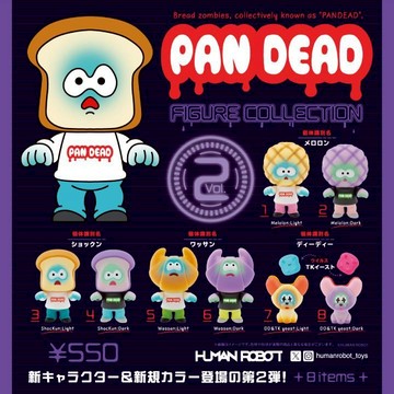 𓅓MOCHO𓅓 現貨 Kenelephant 扭蛋 PAN DEAD殭屍麵包模型P2 全8種